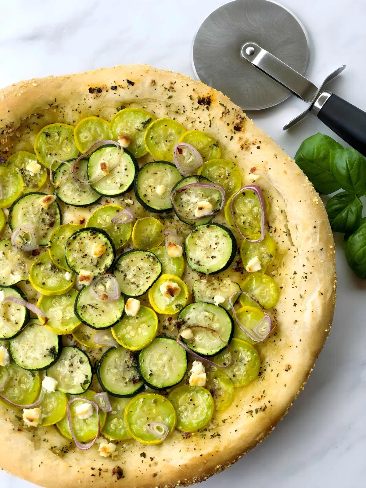 Summer Squash Pizza