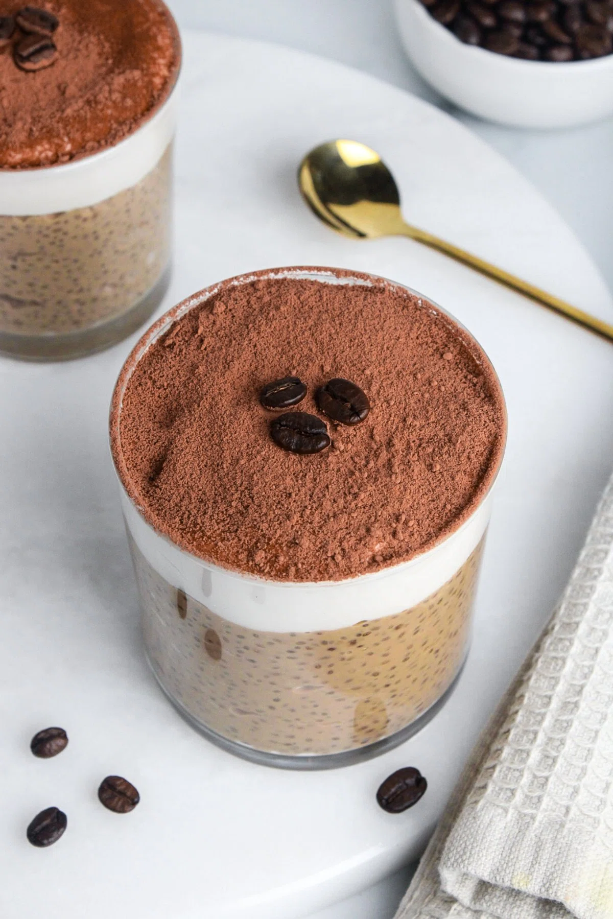 Tiramisu Chia Pudding