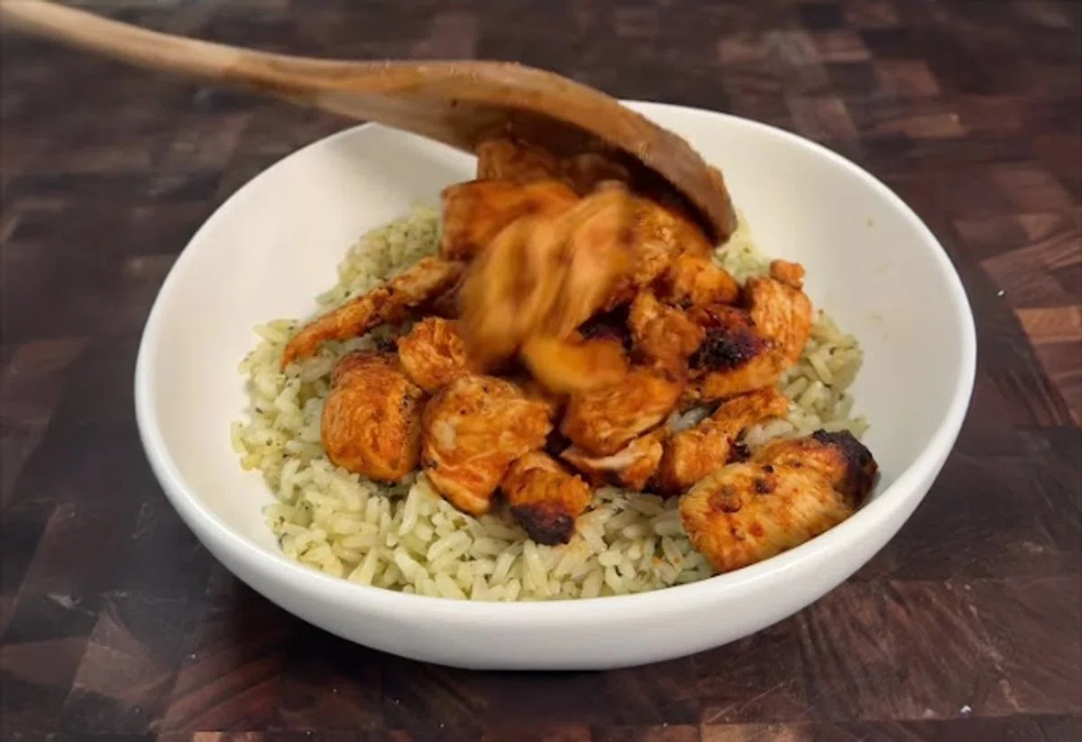 High-Protein Chicken Al Pastor Bowls