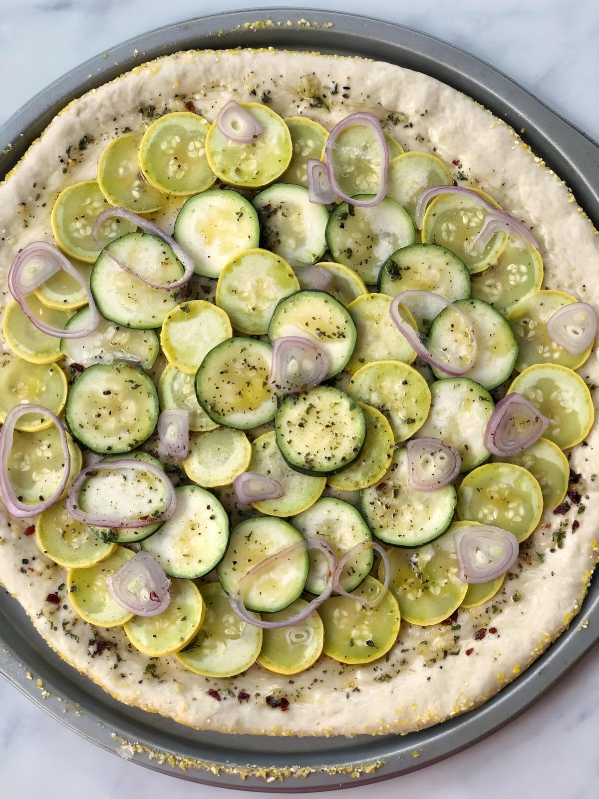 Summer Squash Pizza