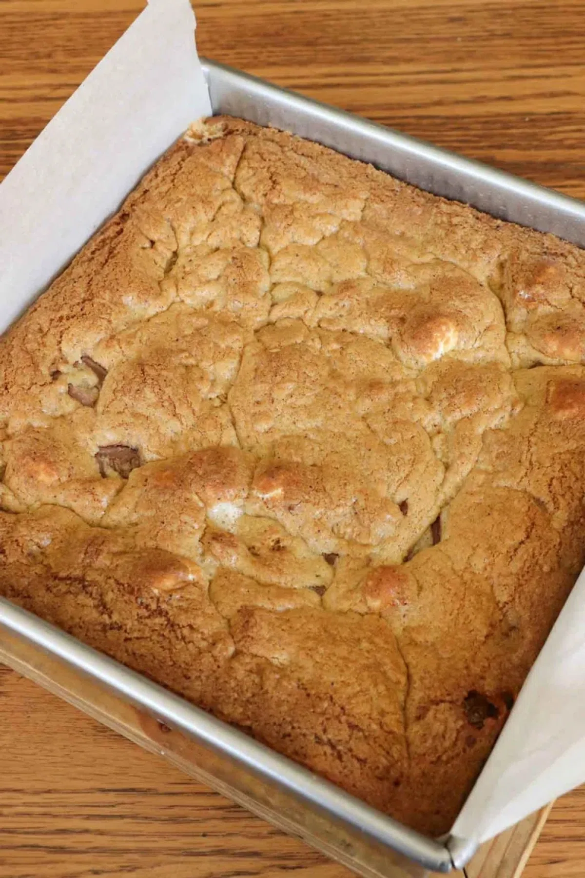 S’mores Cookie Bars with Brown Butter and Toasted Marshmallows