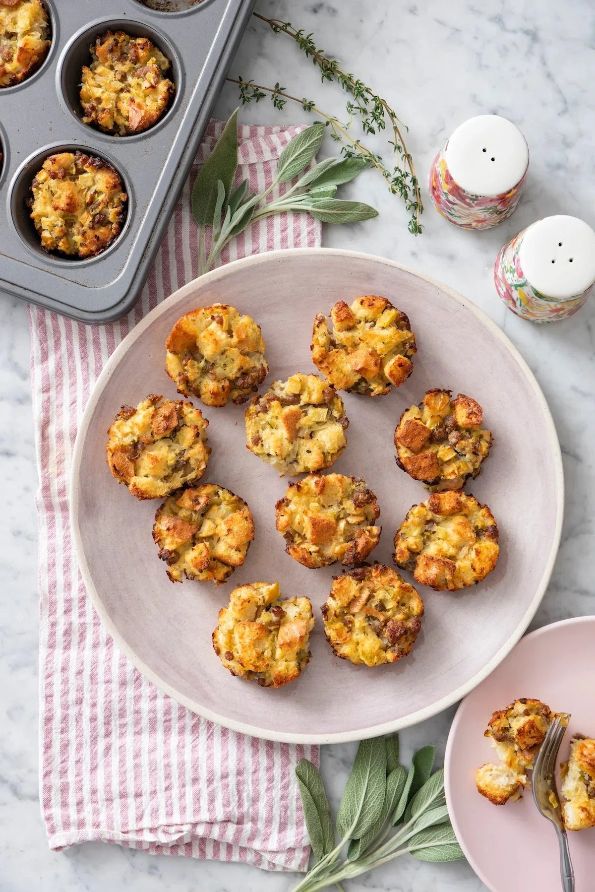 Apple Sausage Stuffing Bites