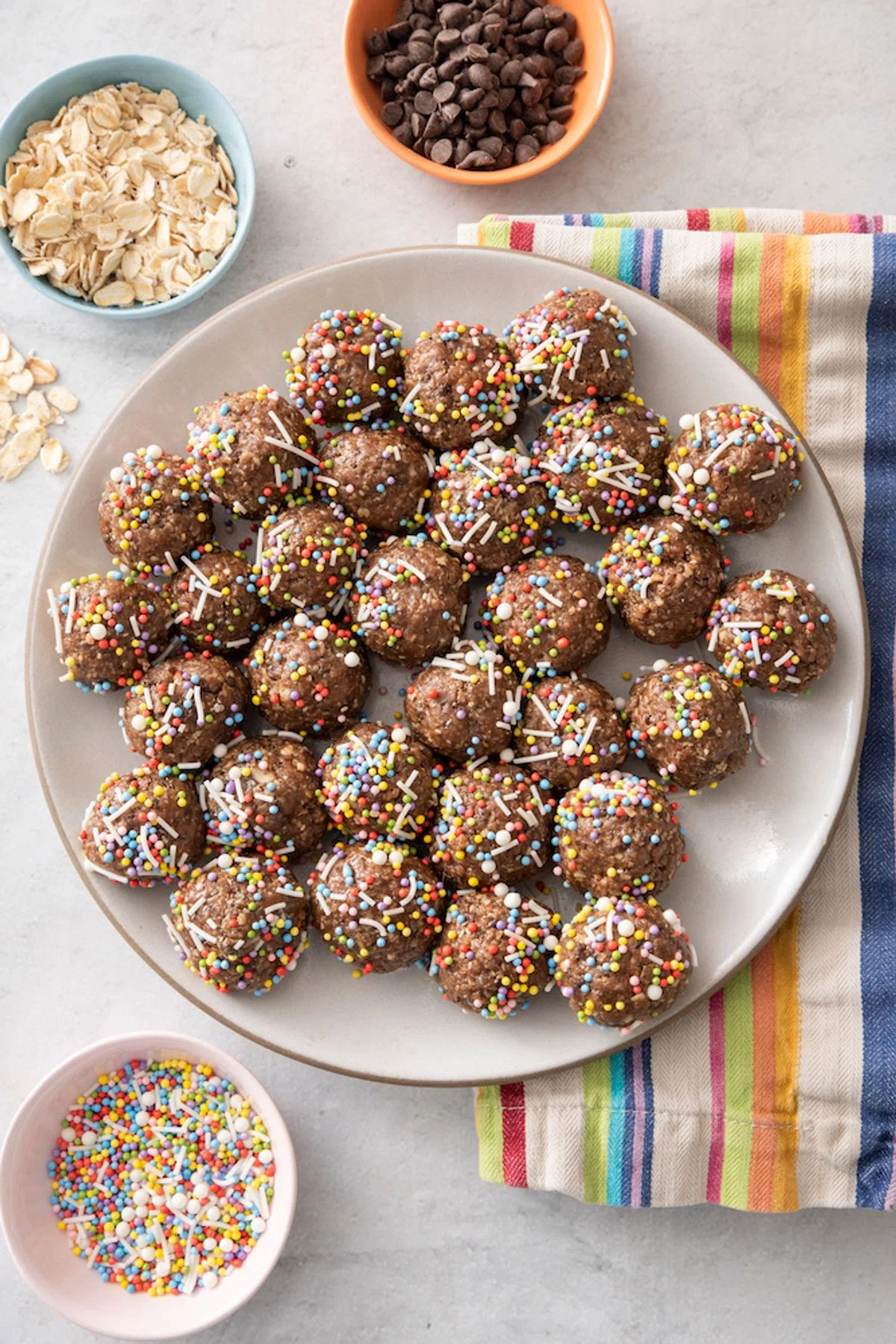 No Bake Cookie Dough Balls
