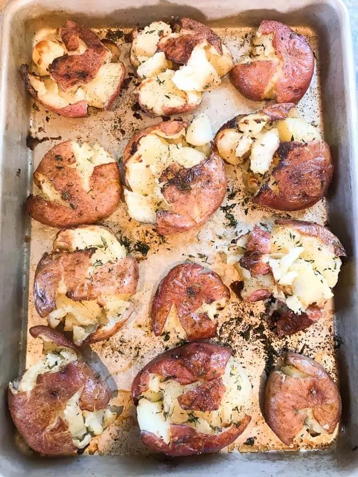 Roasted Smashed Potatoes