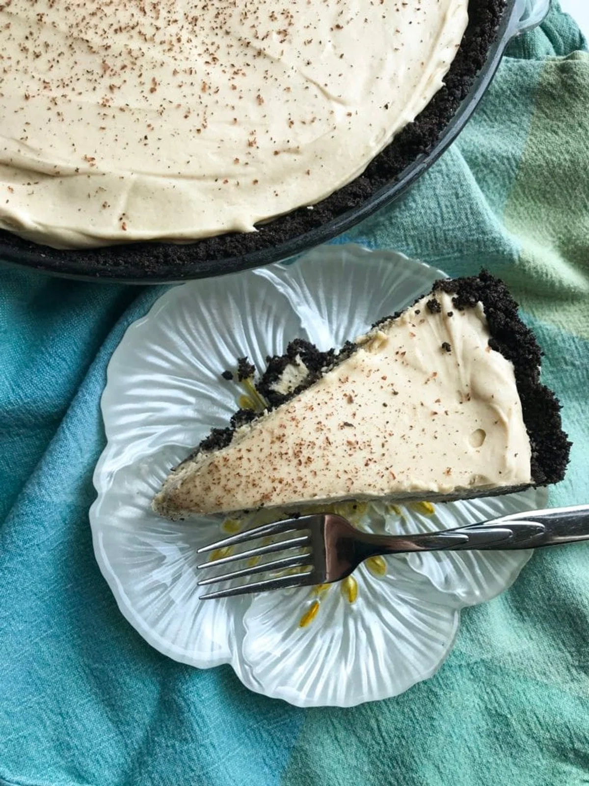 Peanut Butter Fudge Cheesecake Pie