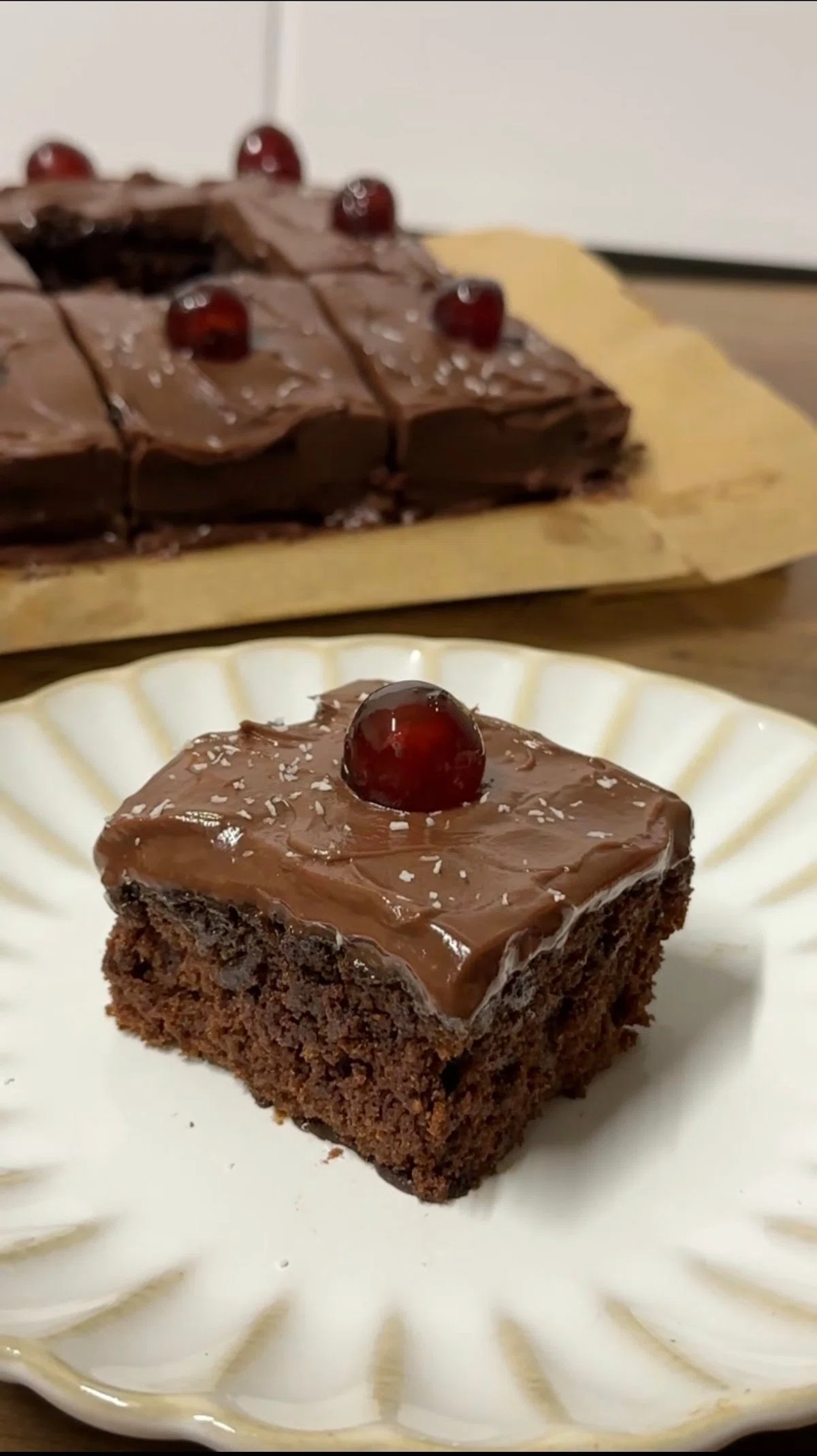 Chocolate Cake with Chocolate Ganache