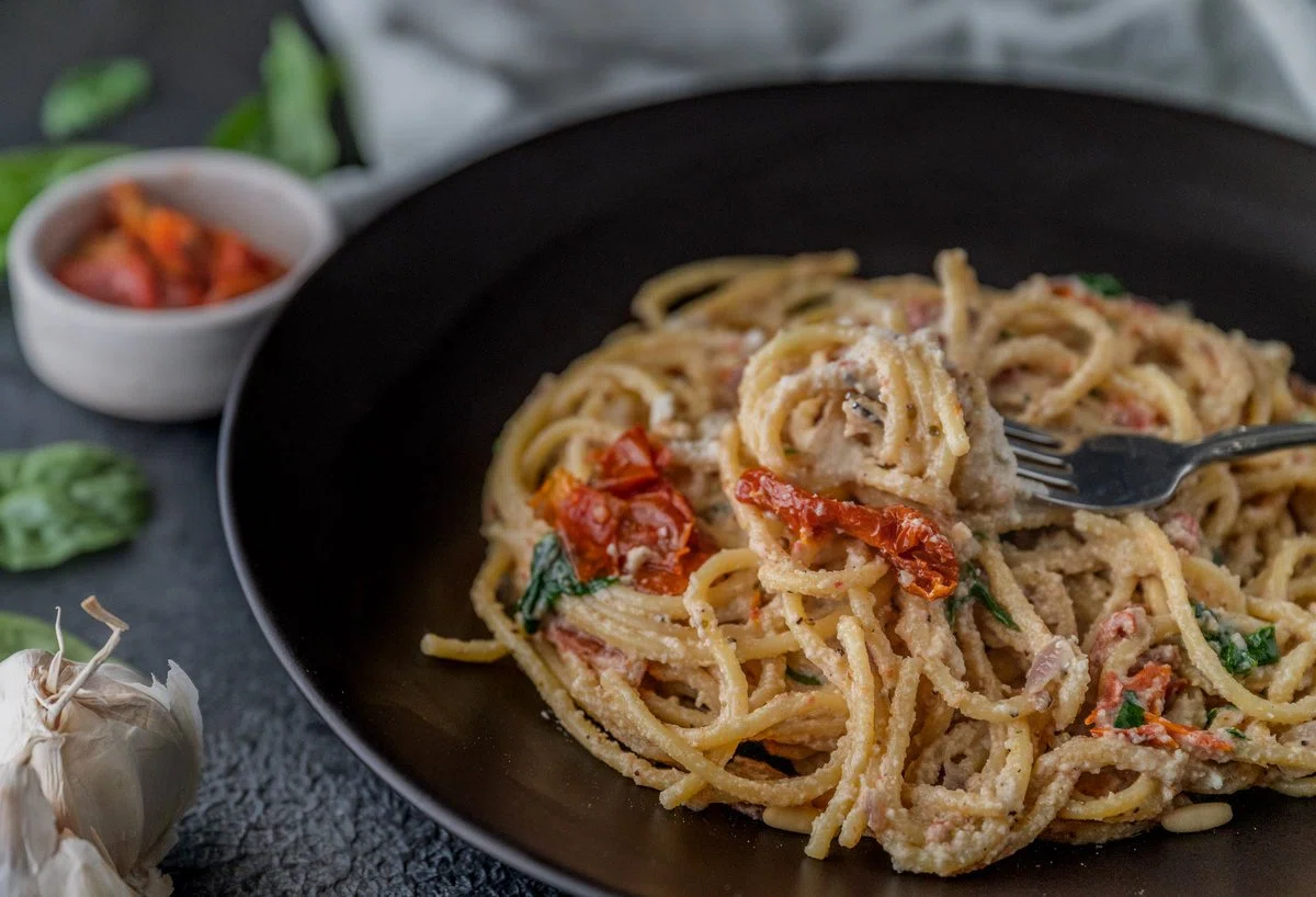 Vegan Sun-Dried Tomato Pasta