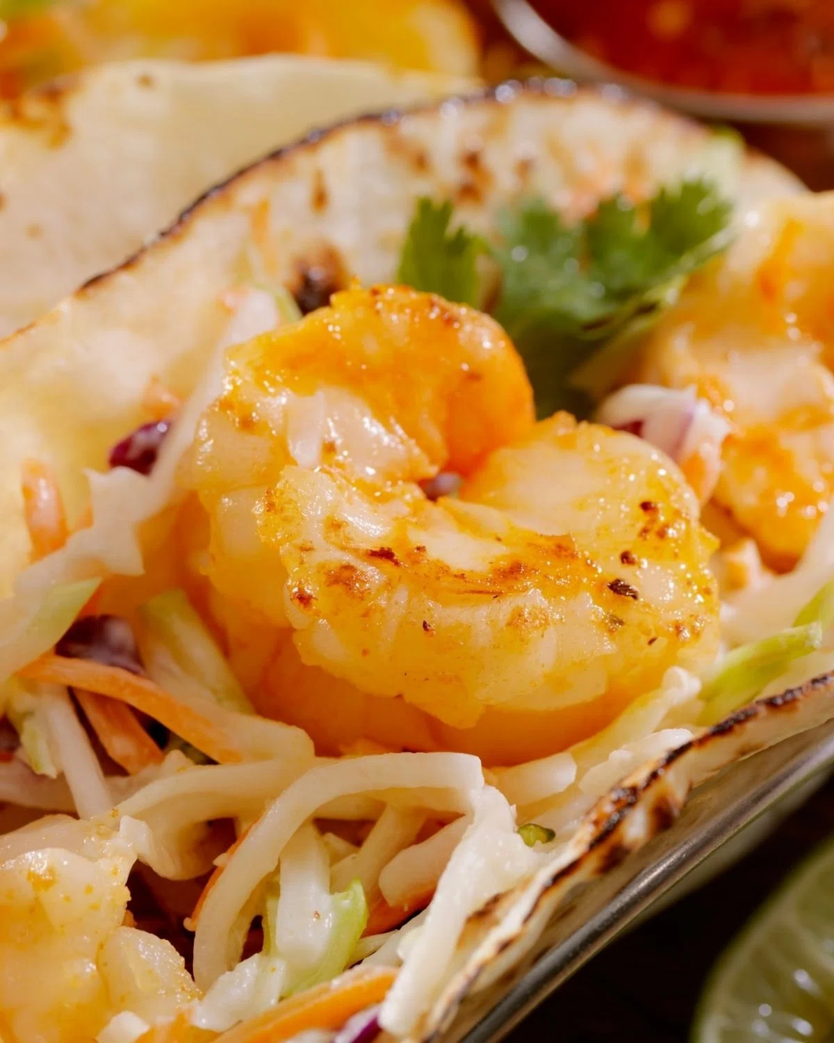 Shrimp Mango Salsa Tacos