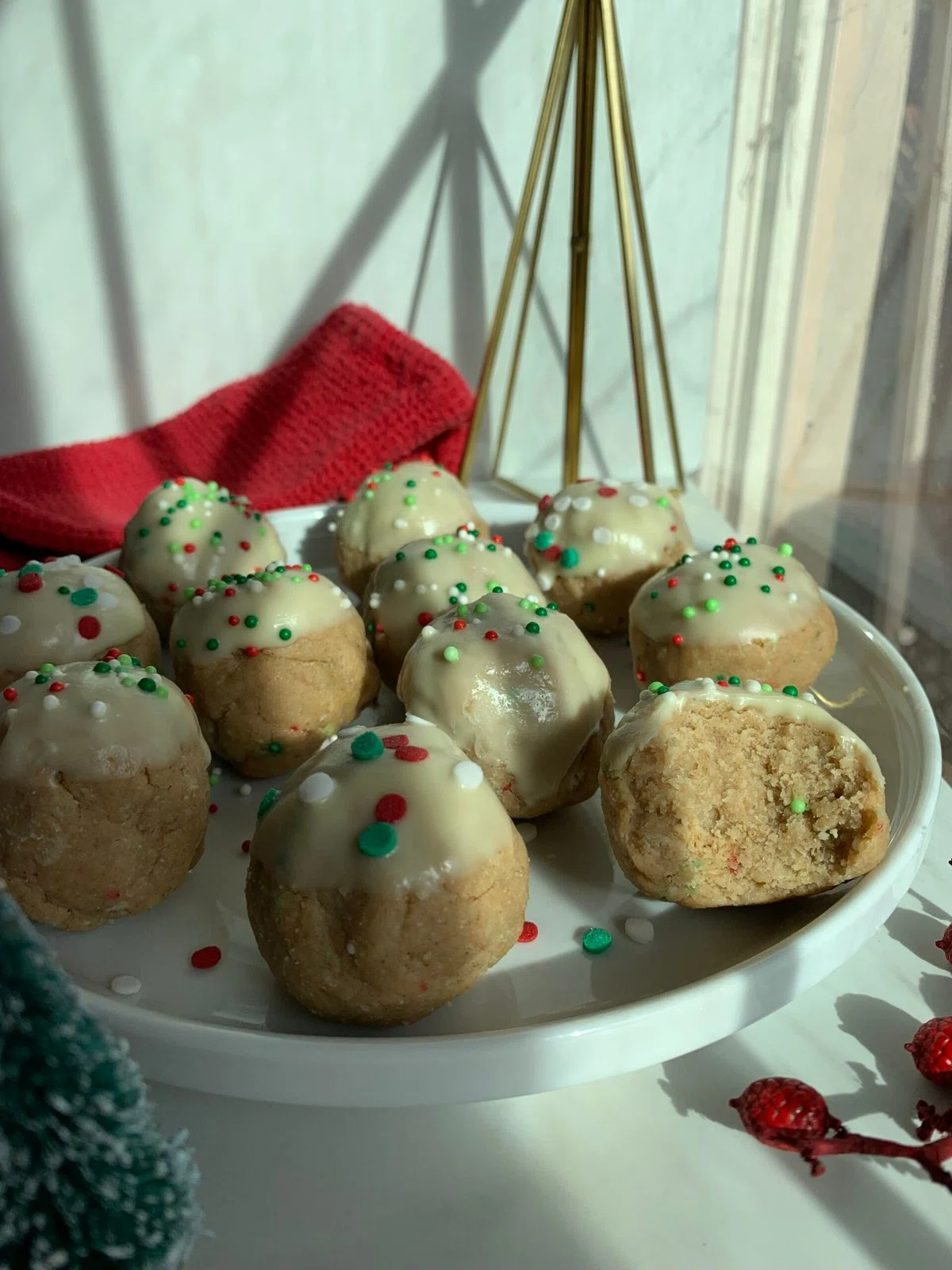 Sugar Cookie Protein Bites