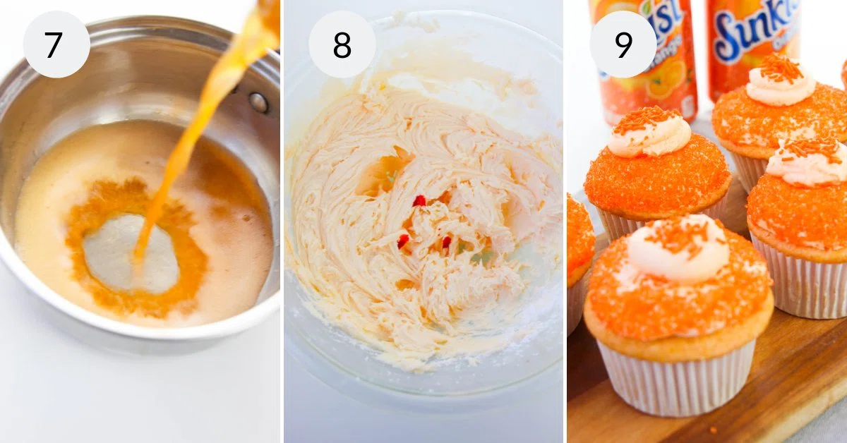 Sunkist Orange Cupcakes