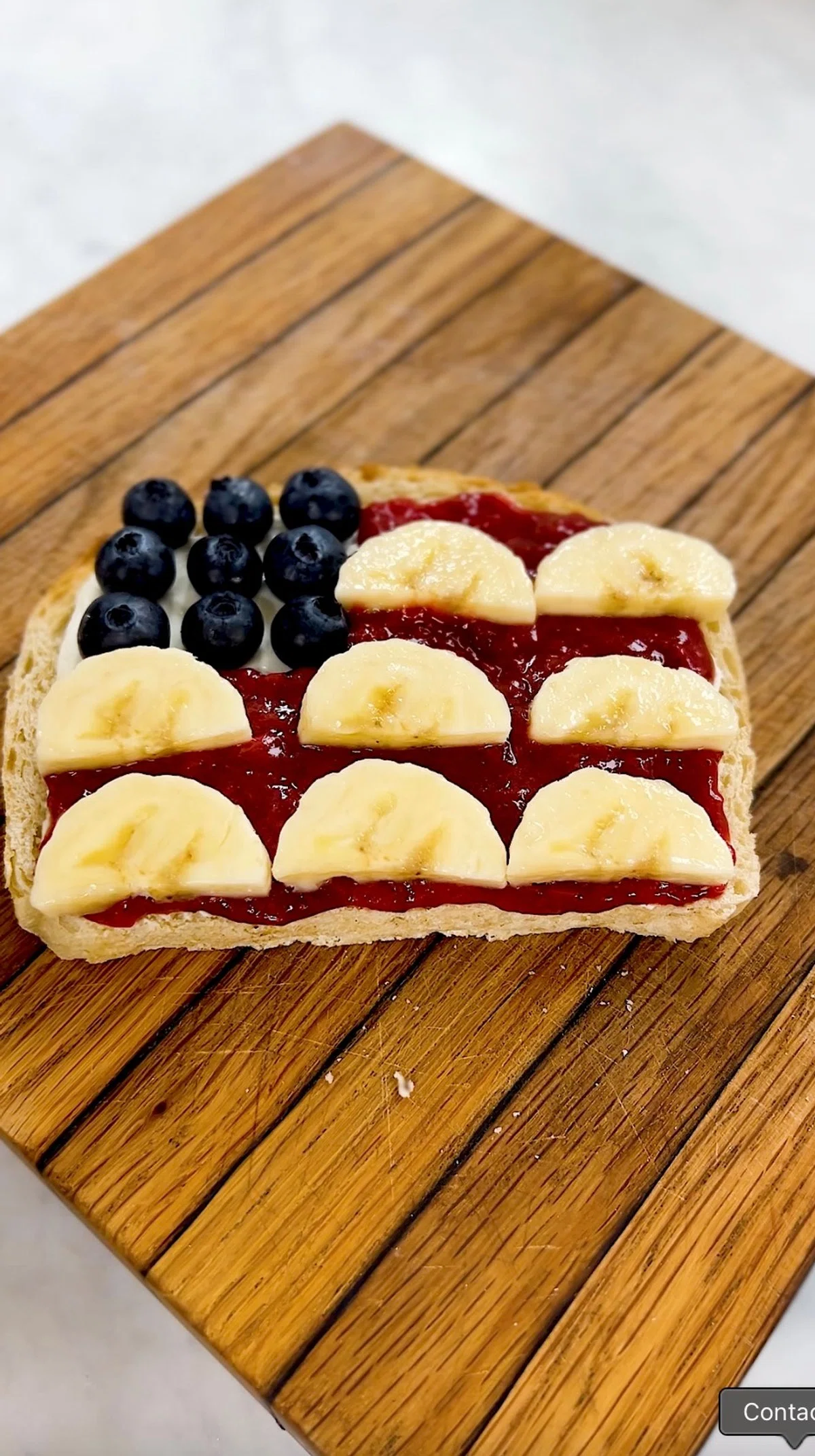 American Flag Toast