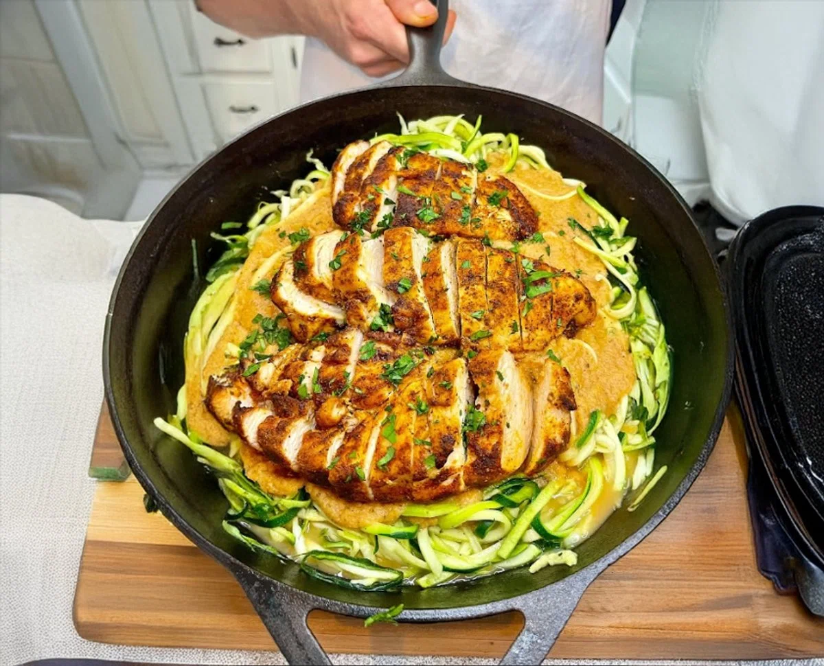 Chicken Zucchini Pasta Meal Prep