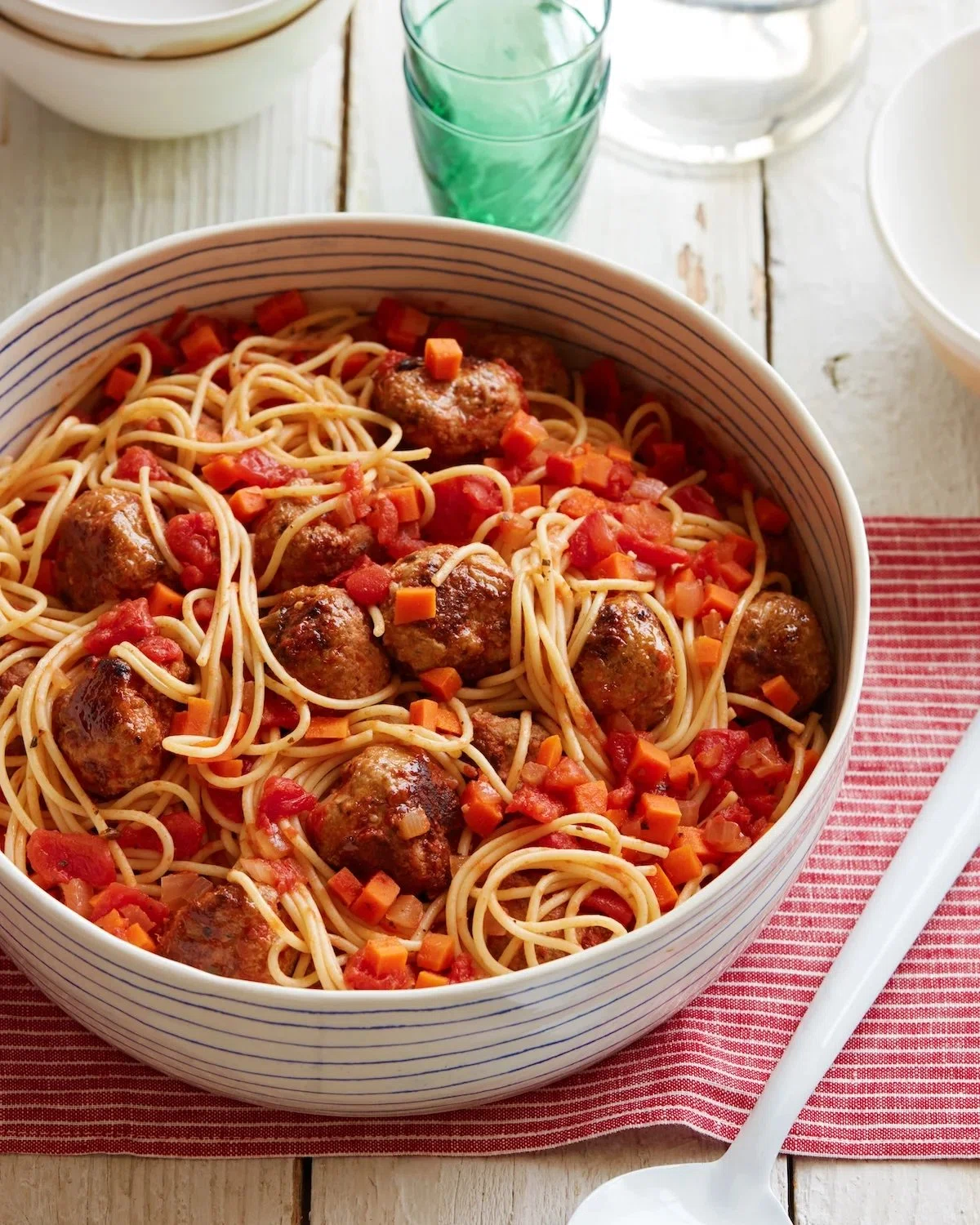 Spaghetti and Turkey Meatballs