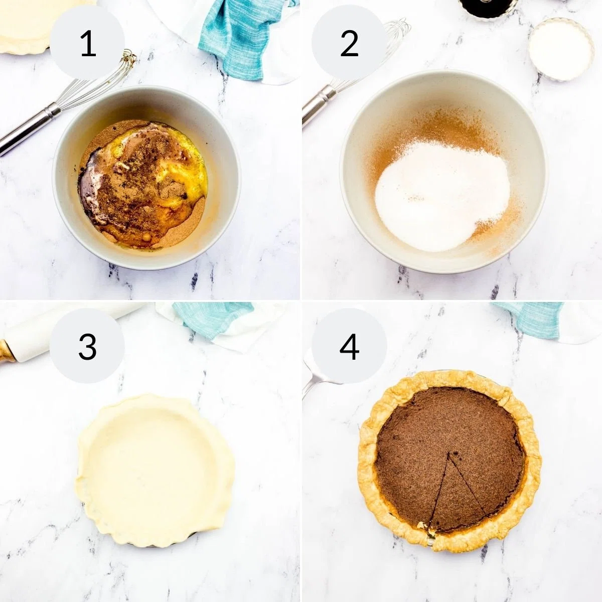 Chess Chocolate Pie