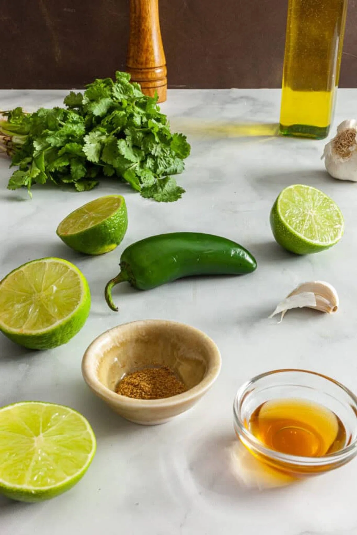 Mexican Chopped Salad with Lime Cilantro Vinaigrette