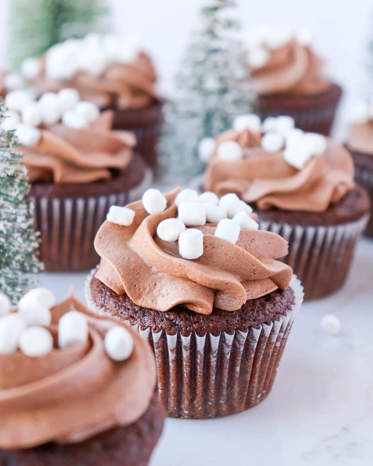 Hot Chocolate Cupcakes