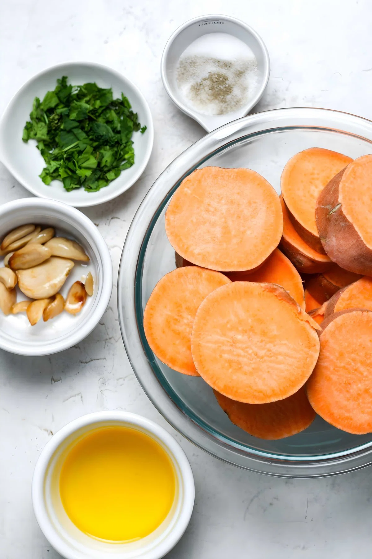 Smashed Sweet Potatoes