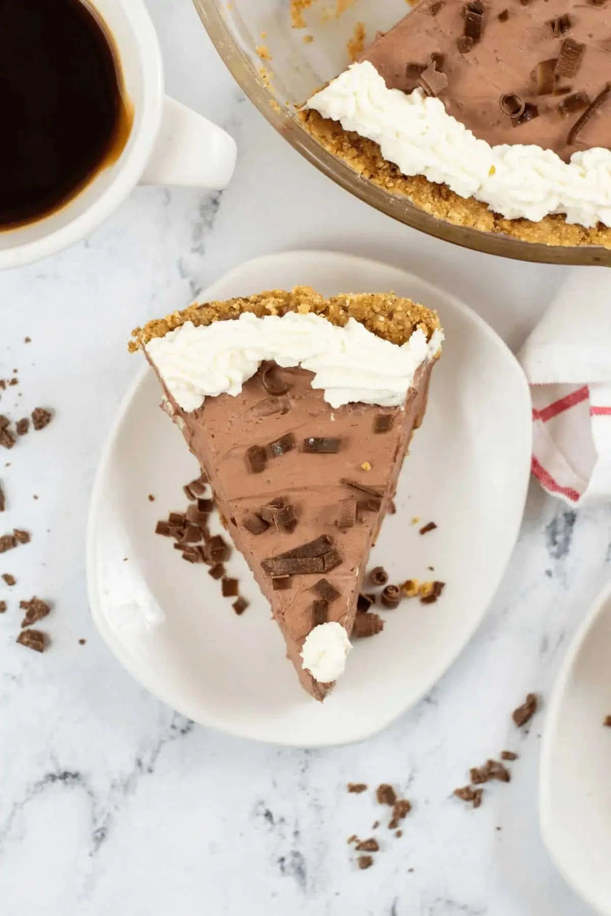 Chocolate Pudding Jello Pie