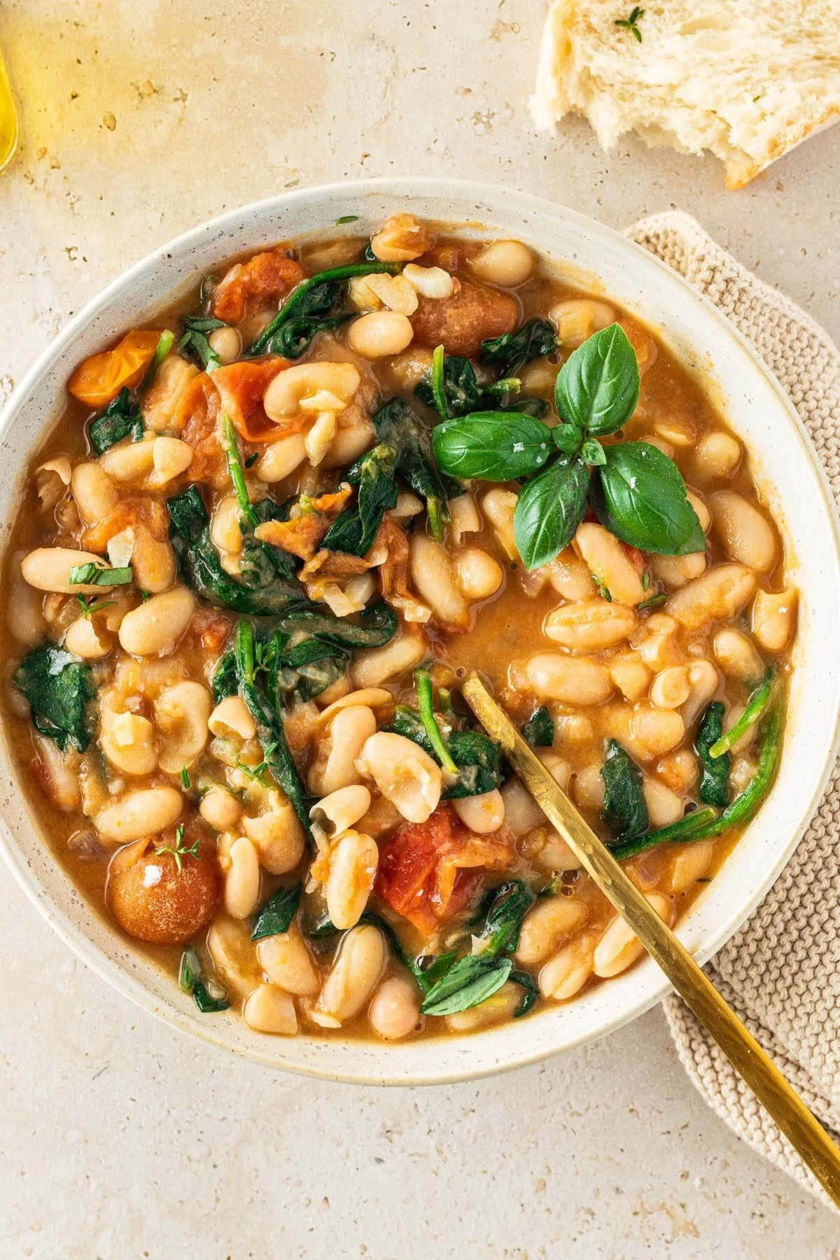 Mediterranean White Bean Skillet