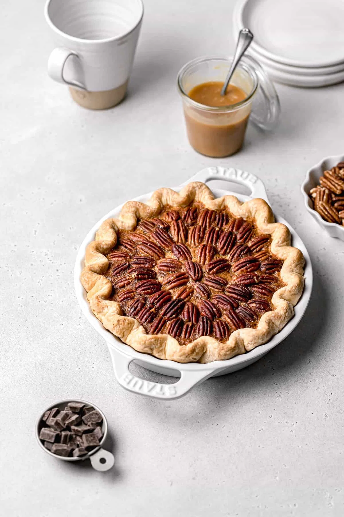Turtle Pecan Pie