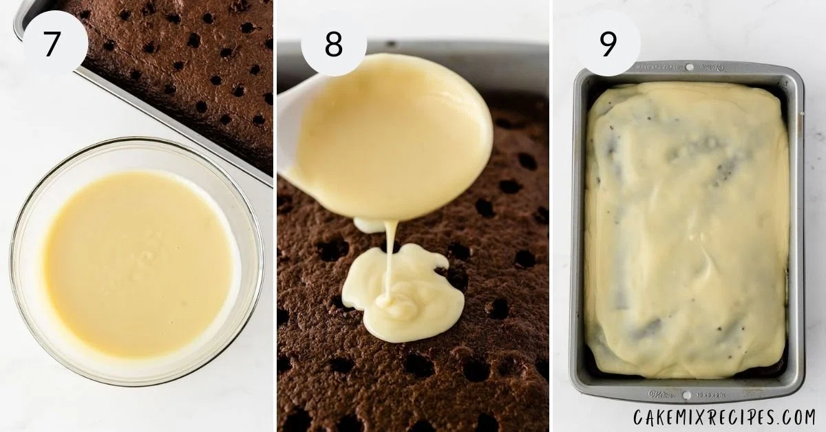 Oreo Poke Cake