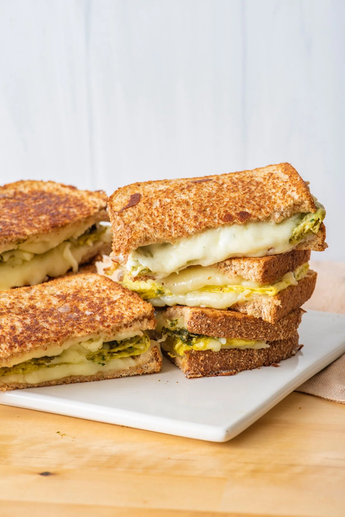 Egg Pesto Melt