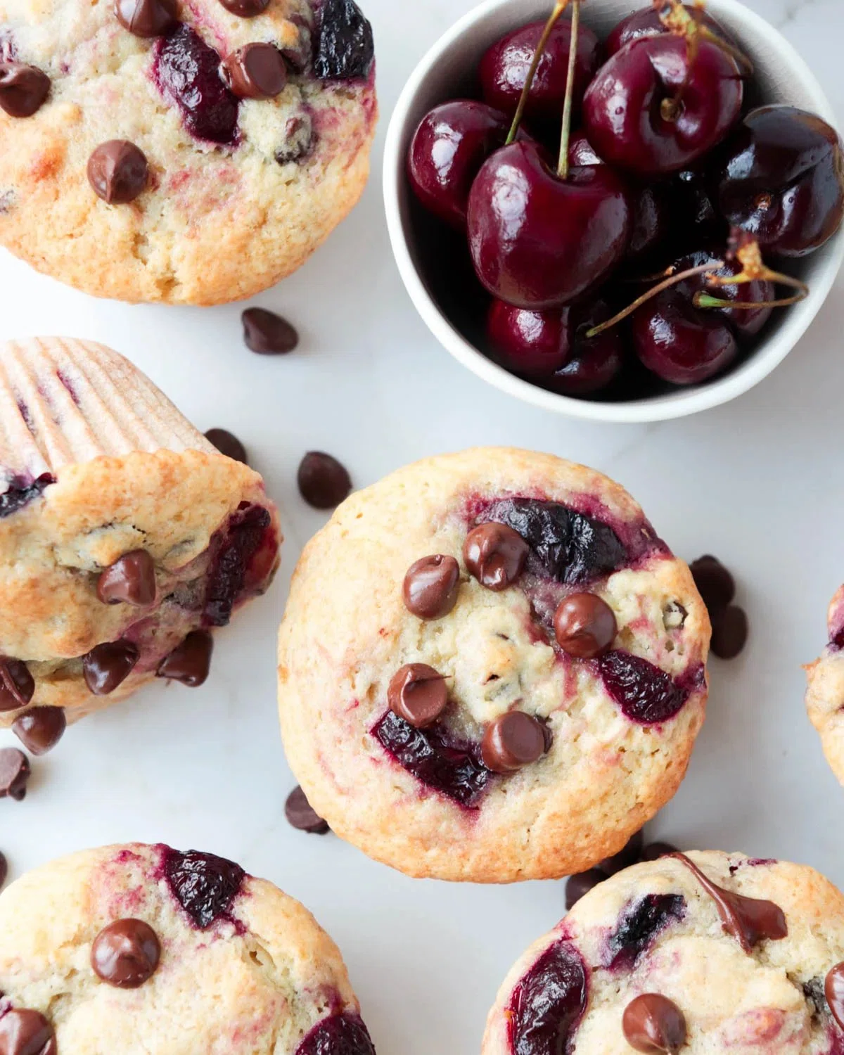 Chocolate Cherry Muffins