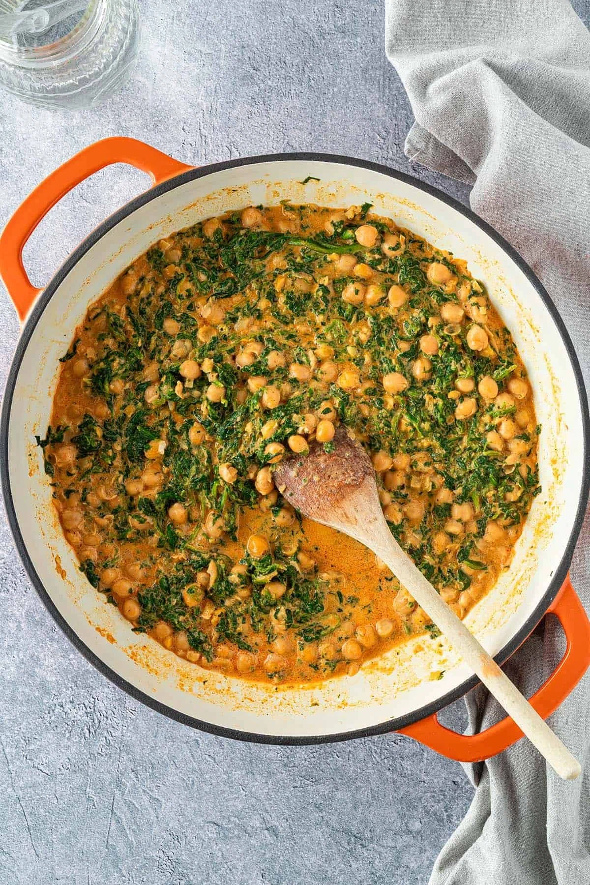 15-Minute Spinach Chickpea Curry