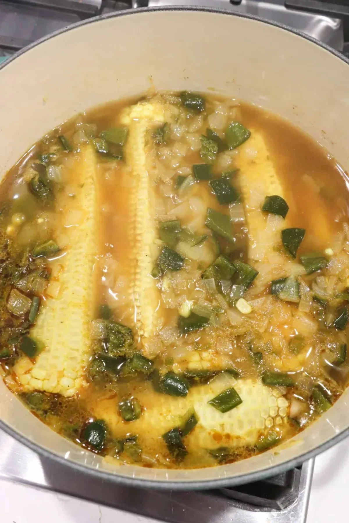 Corn and Poblano Chowder