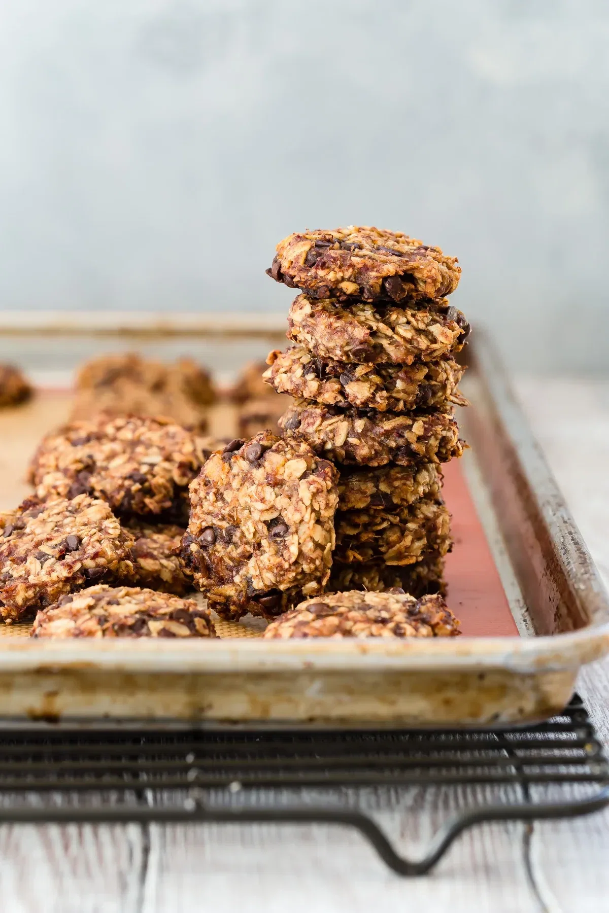 Banana Oatmeal Chocolate Chip Cookies