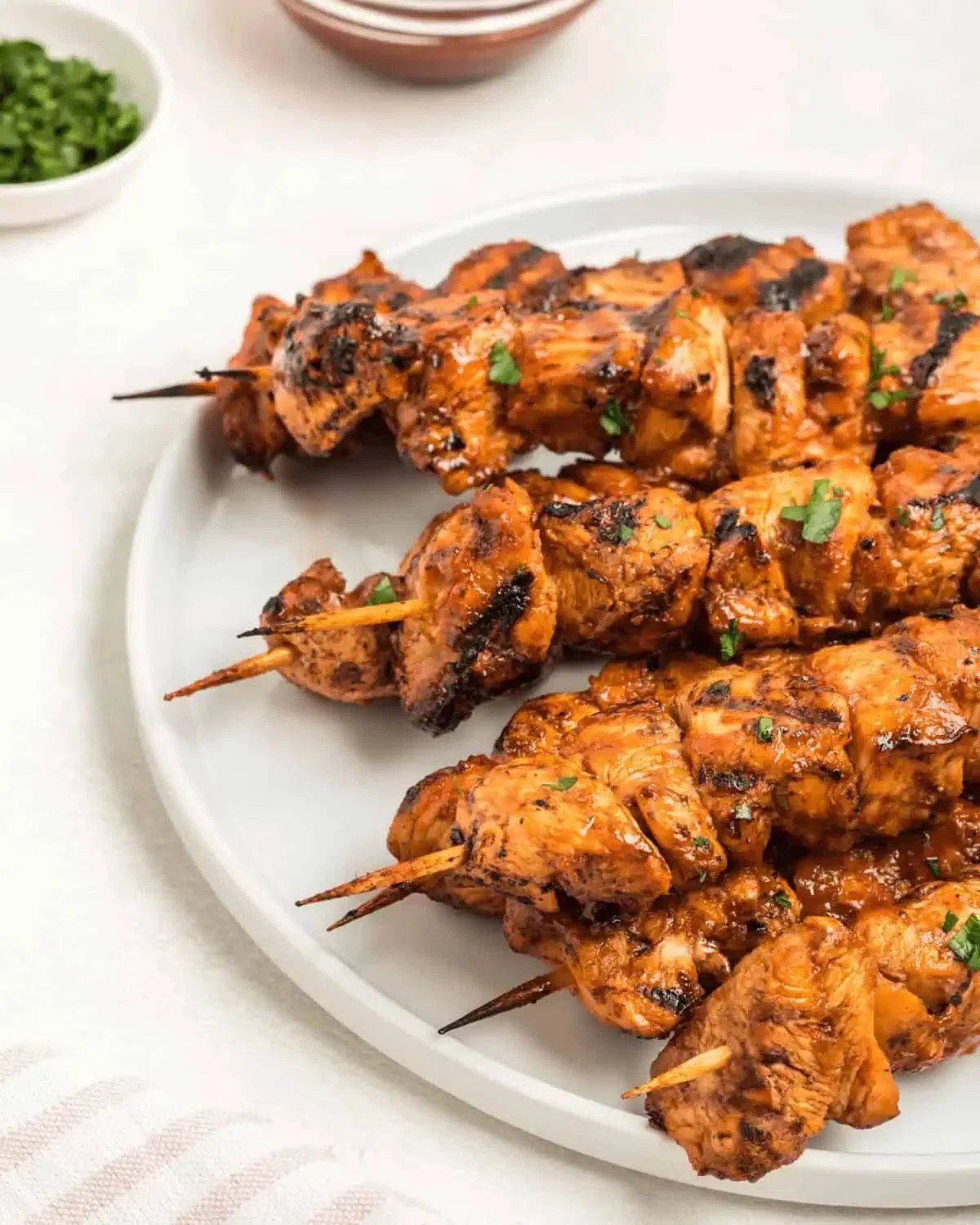 Sticky Chicken on a Stick