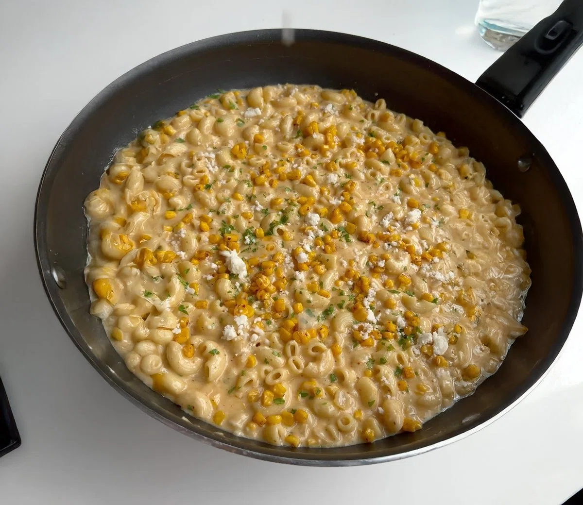 Elote-Inspired Corn Pasta