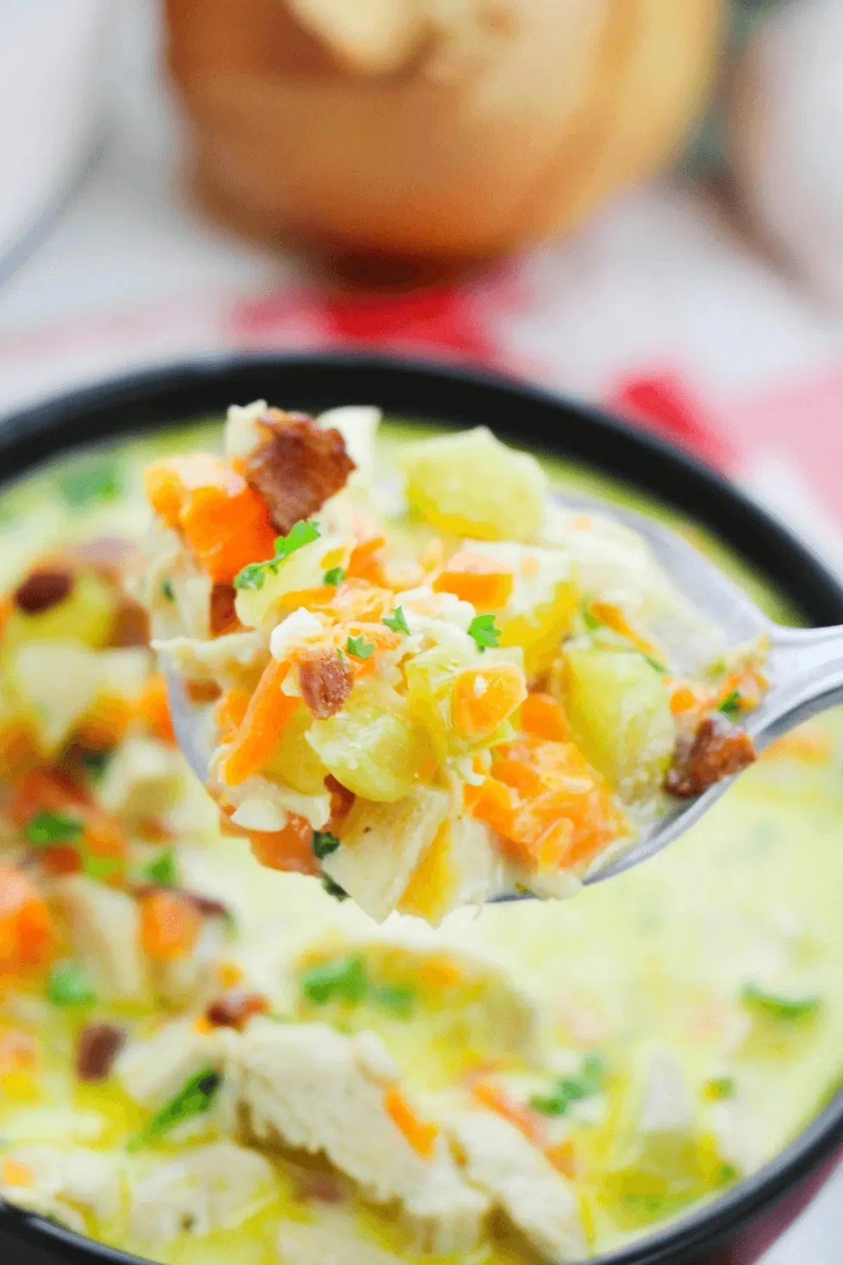 Cracked Chicken Soup (Crock Pot)