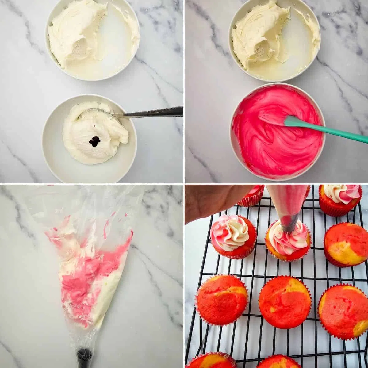Candy Cane Cupcakes