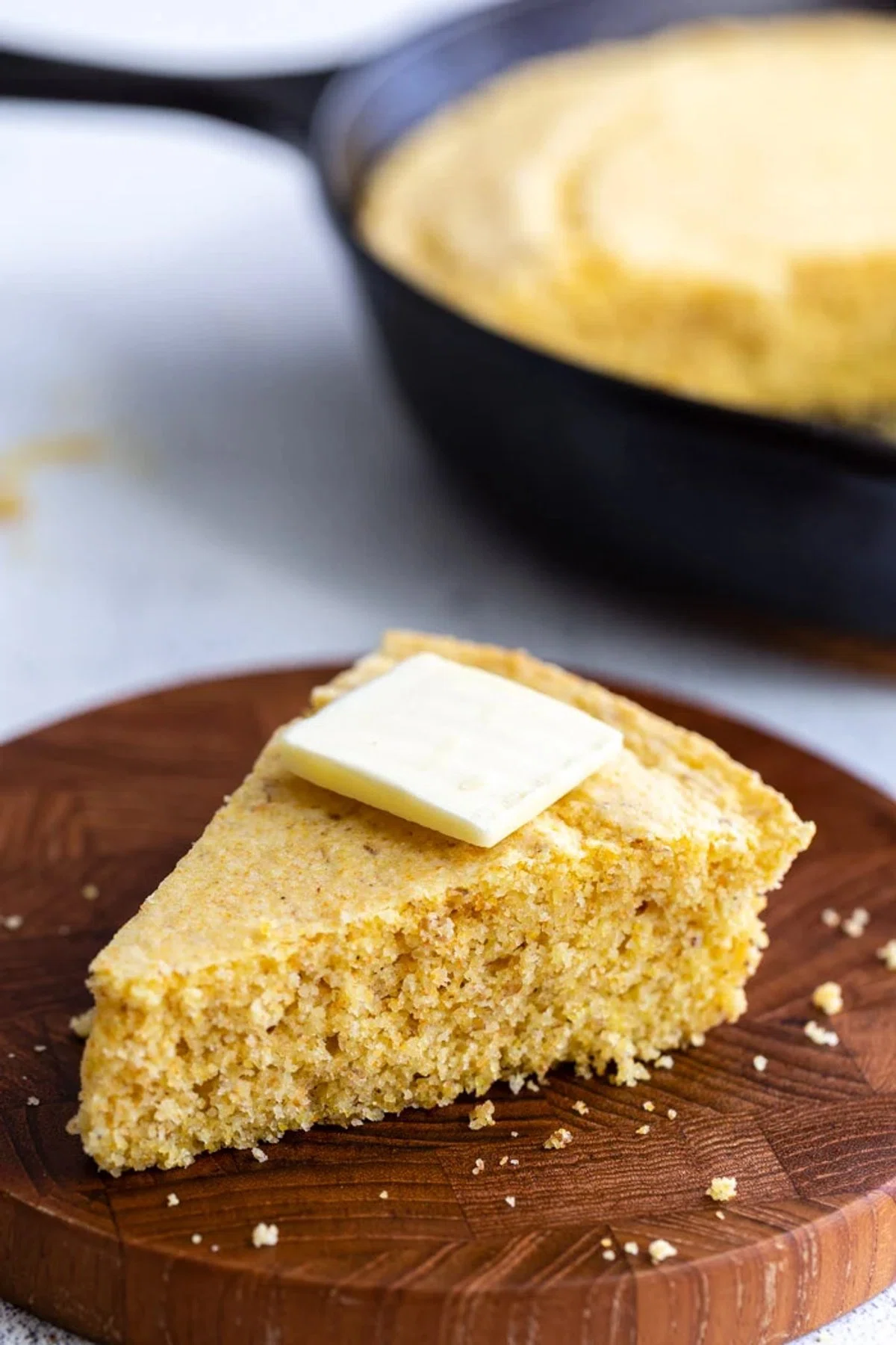 Vegan Cornbread (Moist, Easy & Made in a Skillet!)