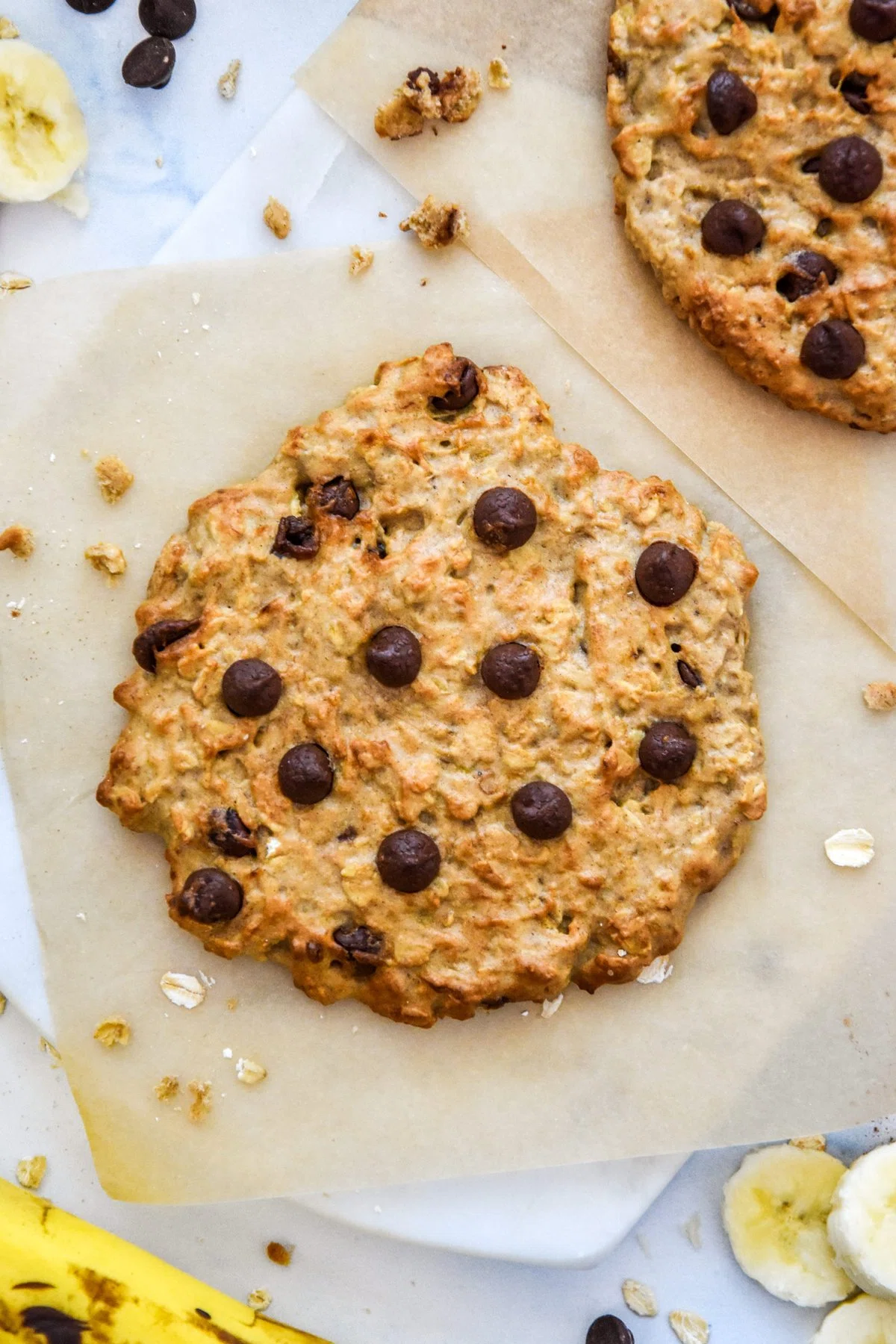 Air Fryer Banana Oatmeal Cookie For One