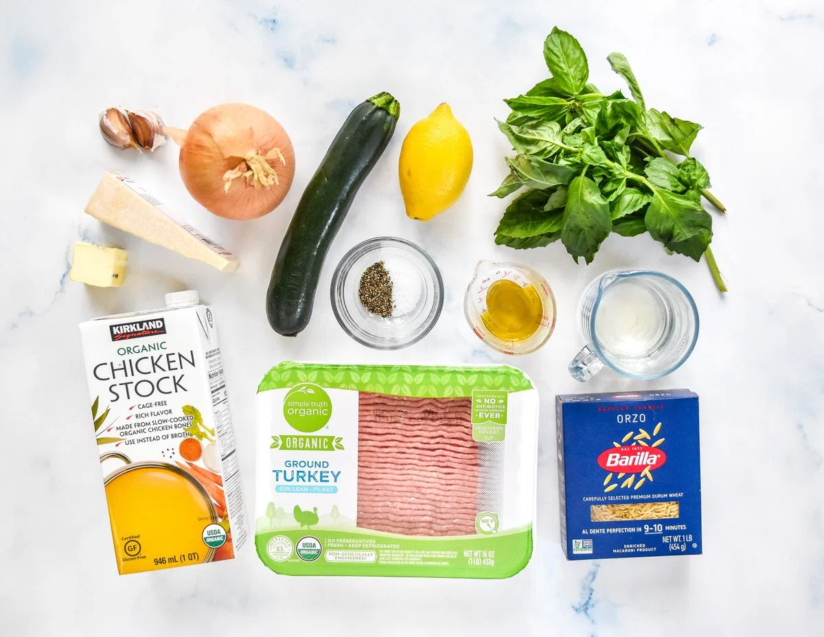 Ground Turkey Zucchini Orzotto
