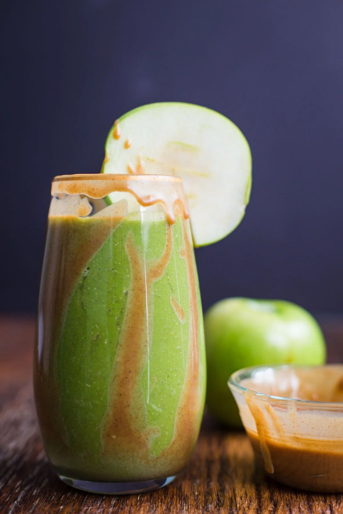 Caramel Apple Green Smoothie