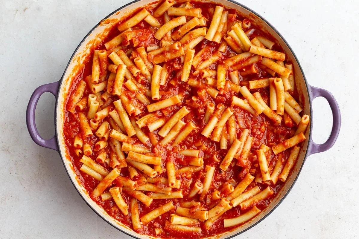 Easy Baked Ziti Without Meat
