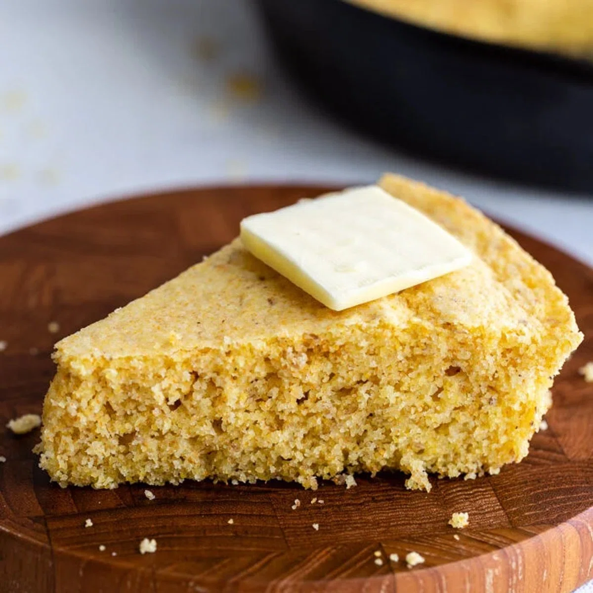 Vegan Cornbread (Moist, Easy & Made in a Skillet!)