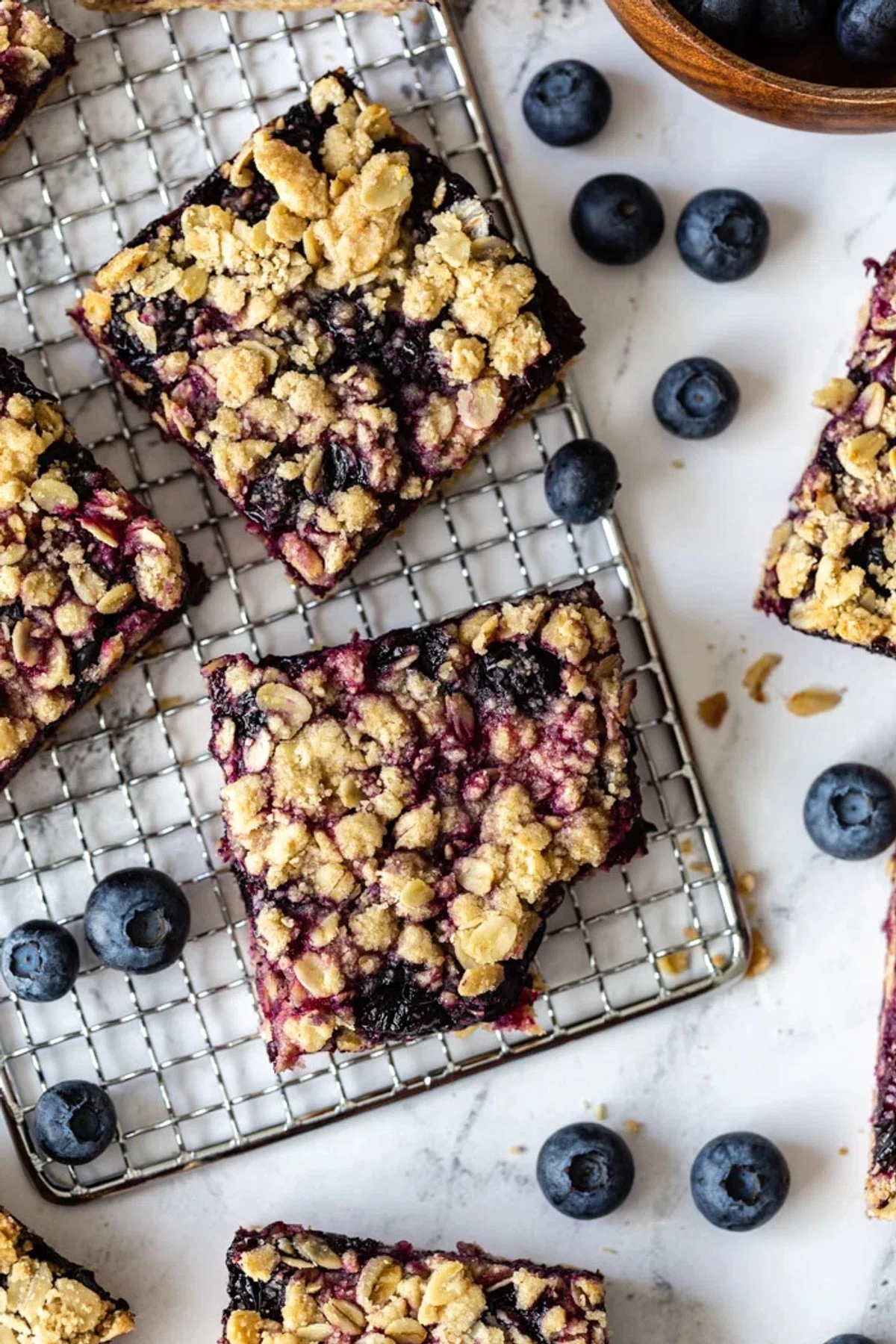 Blueberry Crumble Bars