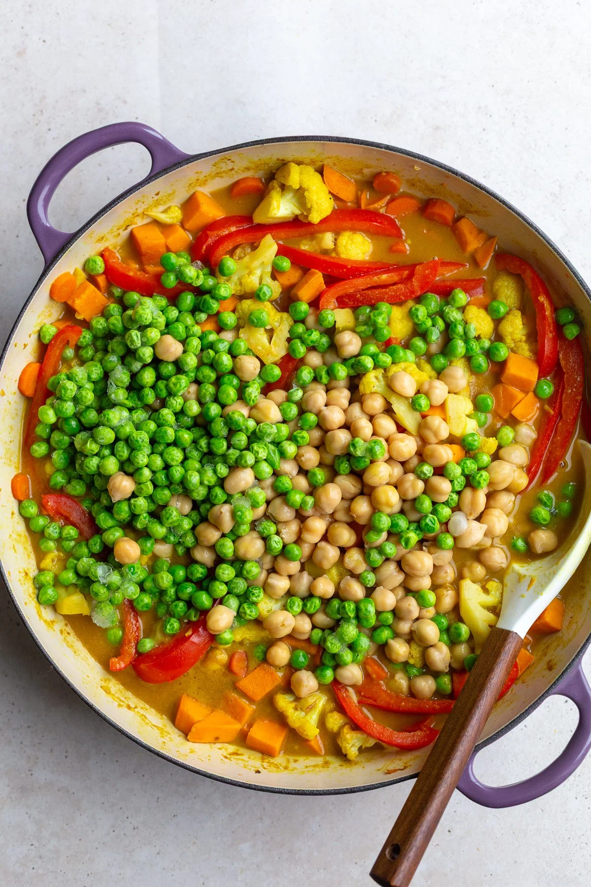 Chickpea & Sweet Potato Coconut Curry (vegan)