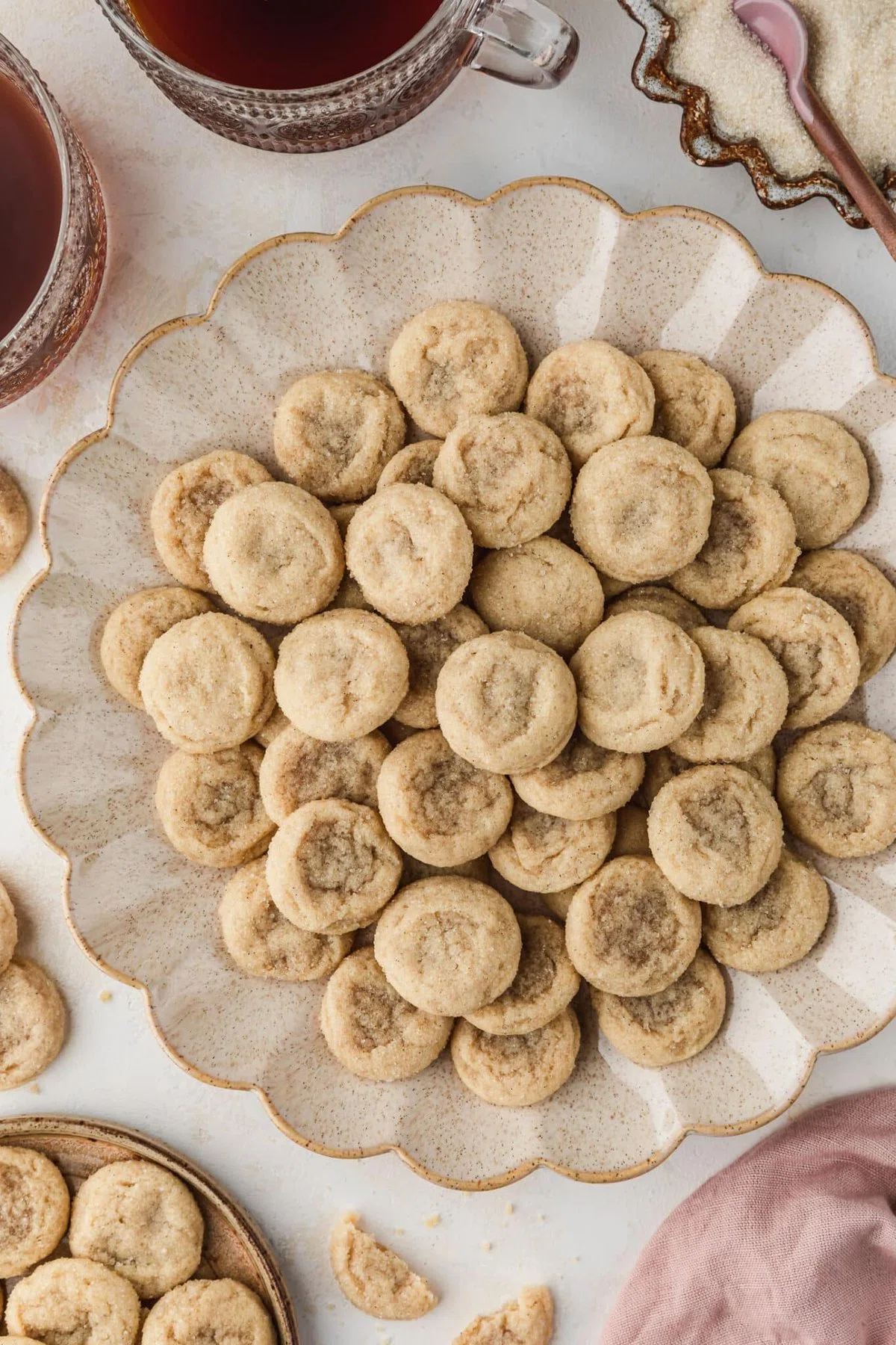 Chewy Mini Sugar Cookies