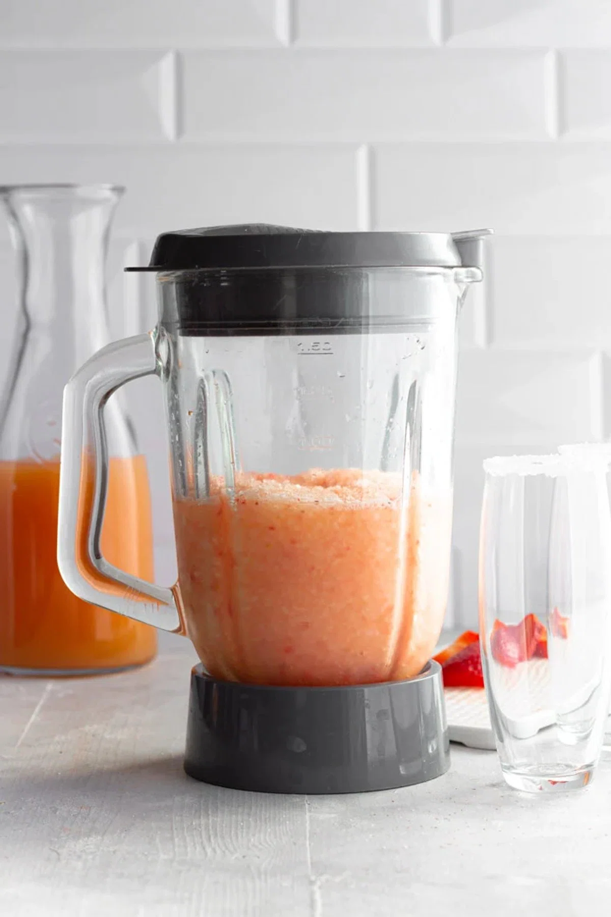 Strawberry Salty Dog Cocktail