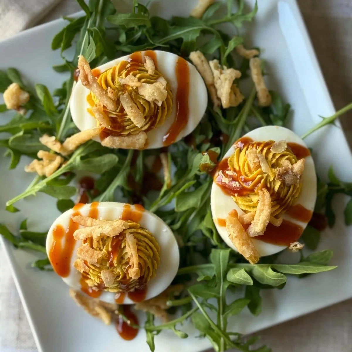 Barbecue Ranch Deviled Eggs