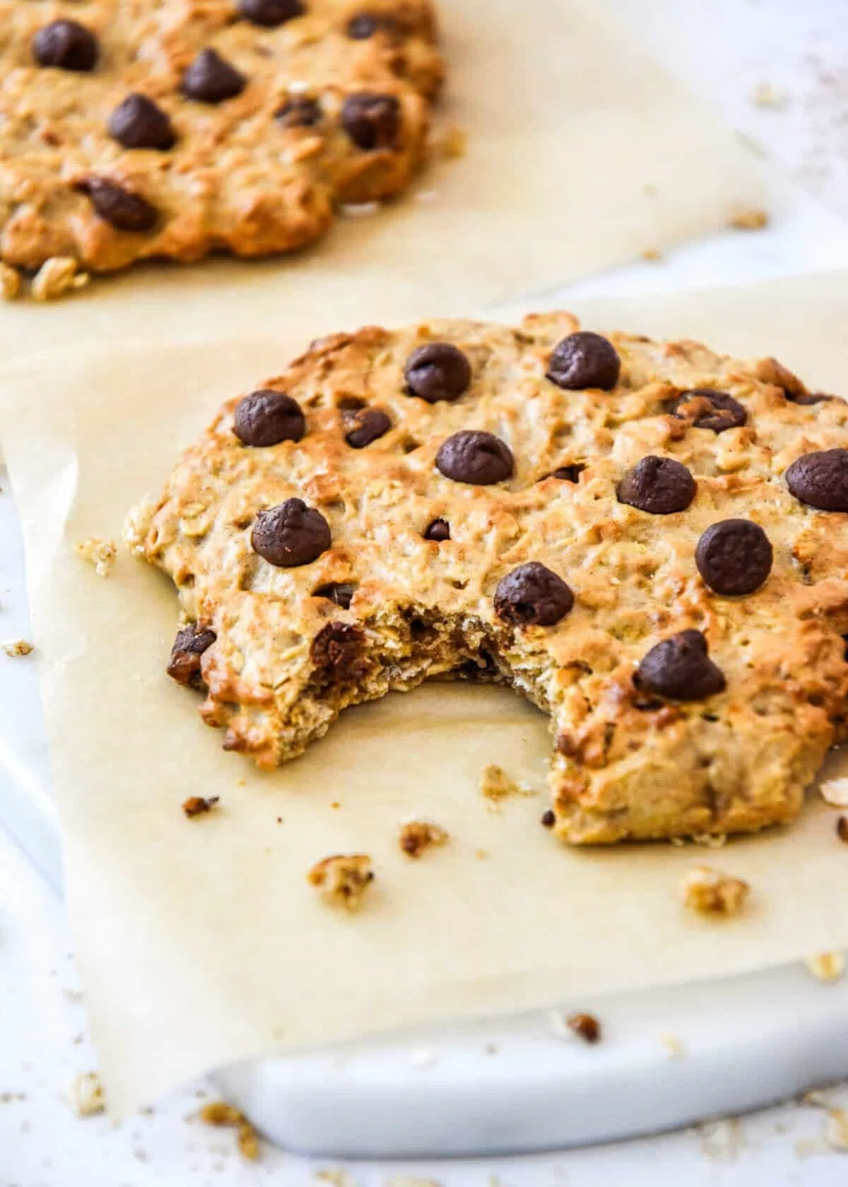 Air Fryer Banana Oatmeal Cookie For One