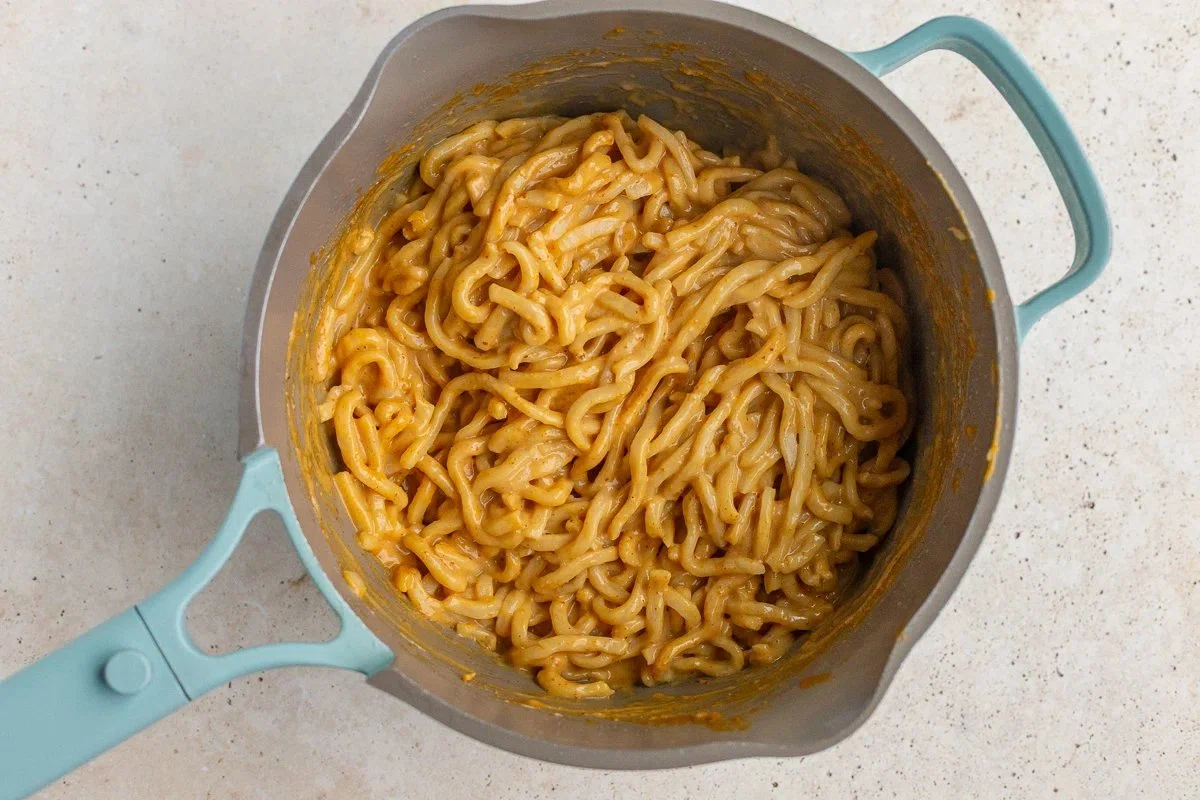 Peanut Tofu Noodles with Veggies