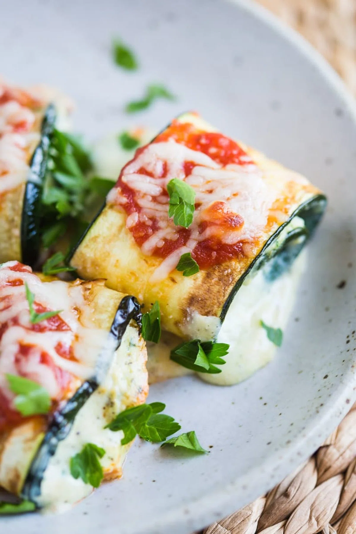 Zucchini Lasagna Rolls