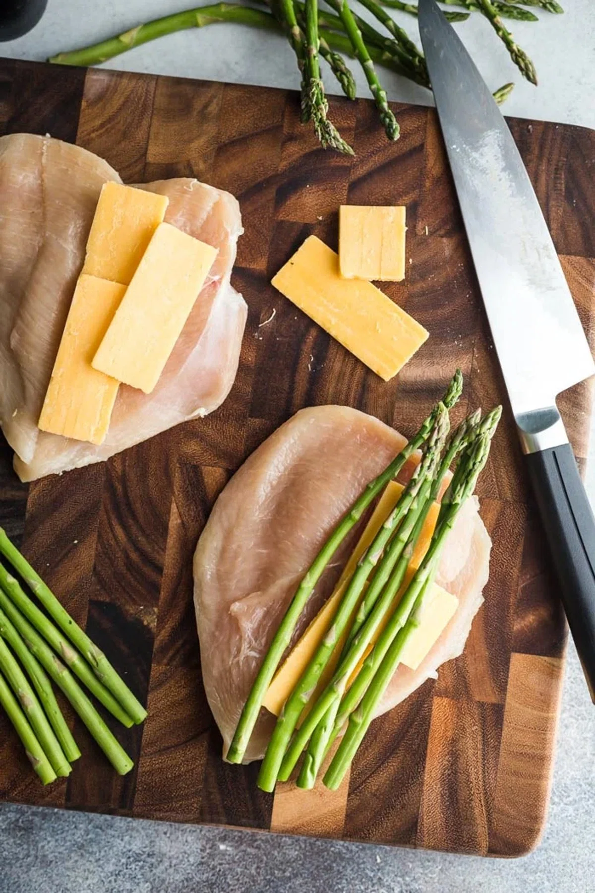 Asparagus & Cheese Stuffed Chicken