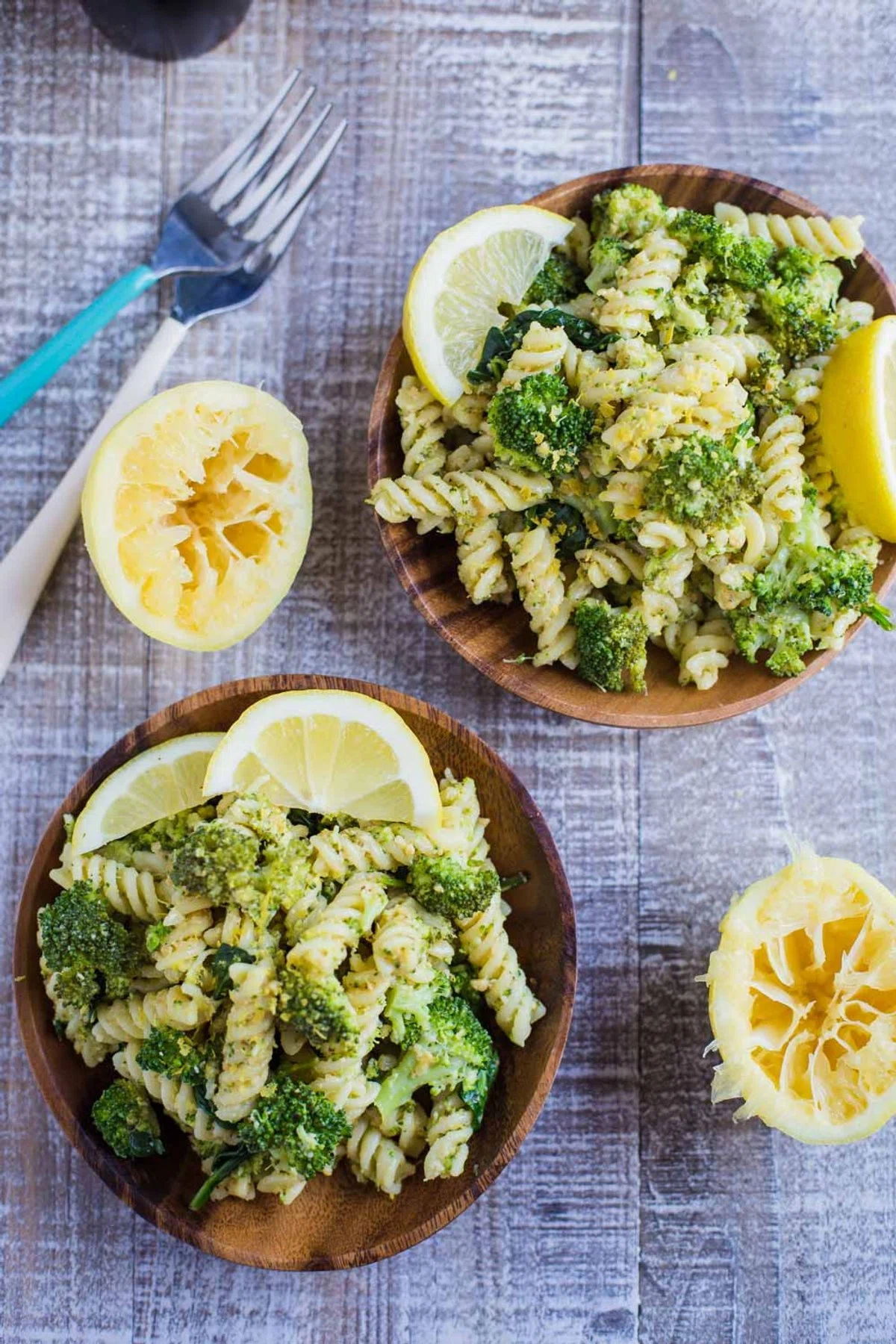 Vegan Lemon Broccoli Pasta Salad